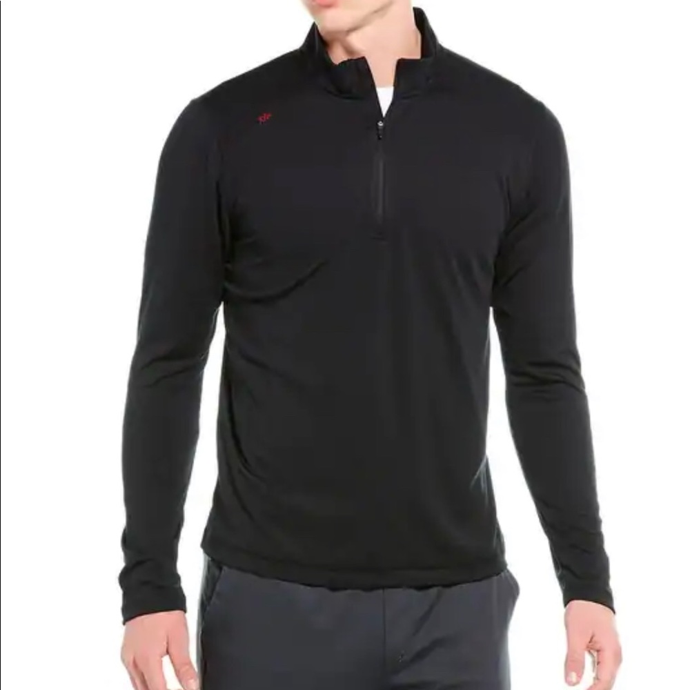 Black Rhone Men's Sequoia 1/4 Zip Pullover